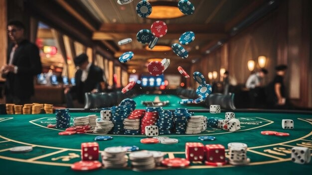bacan4d slot live-dealer studio with mobile phone displaying table interface